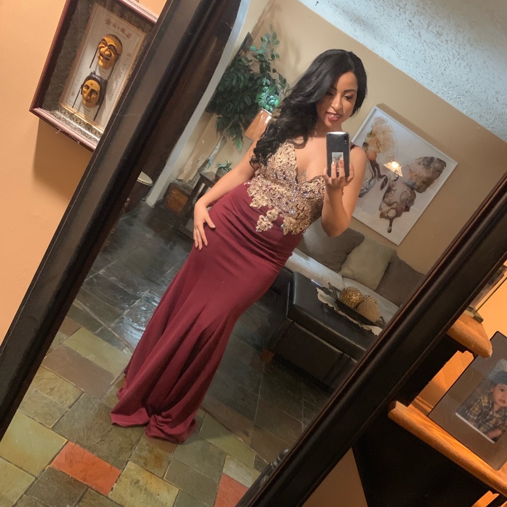 wine dress